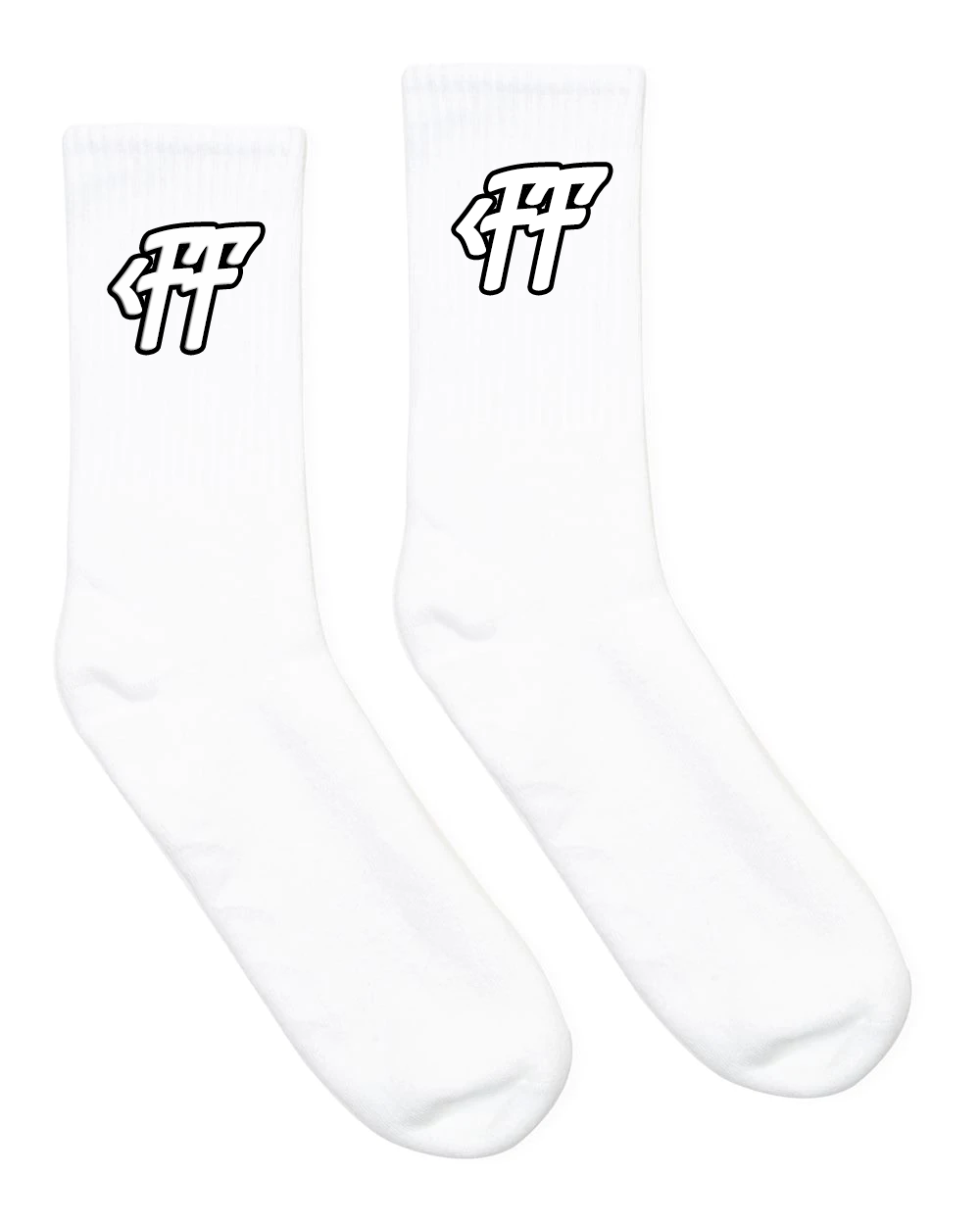 Outline White socks
